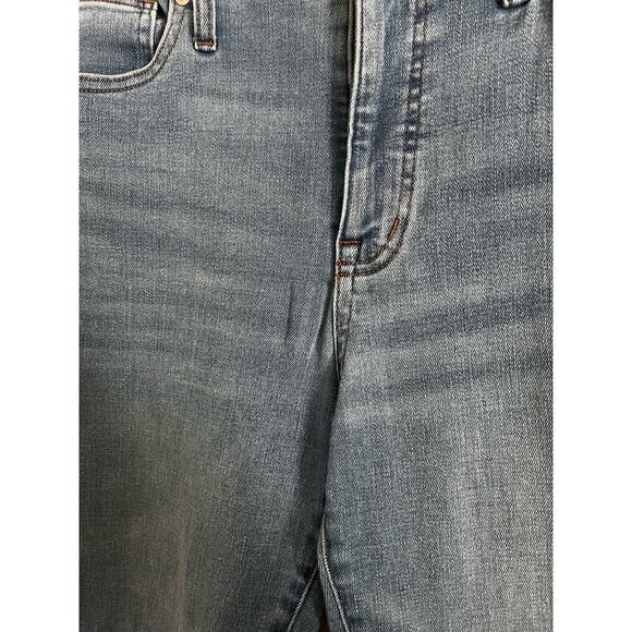 Madewell Mid-Rise Stovepipe Straight Leg Stretch Ankle Jeans 31 Skyford Blue - Picture 4 of 8